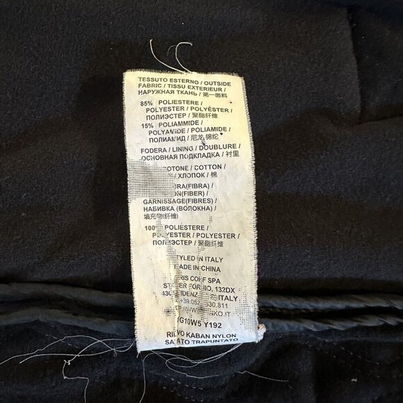 Pinko Coat Womens 6 US Quilted Jacket Removable Hood Heavy Lined Made In Italy - Picture 10 of 10